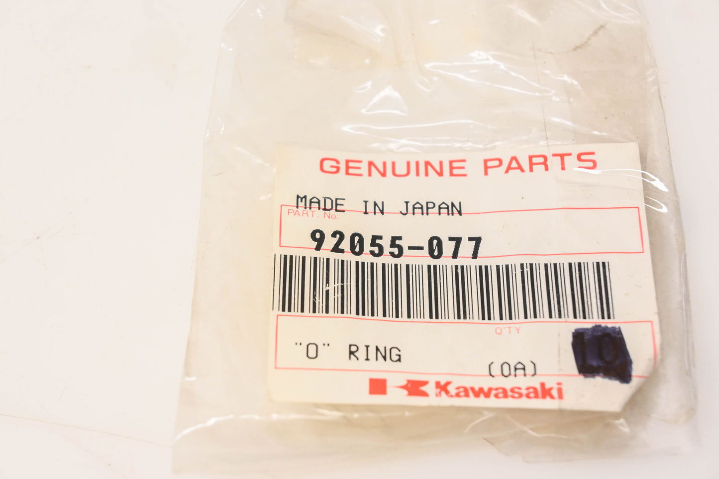 New OEM Kawasaki 92055-077 O-Ring NOS