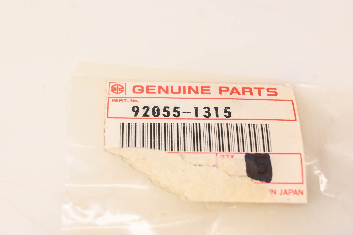 New OEM Kawasaki 92055-1315 O-Ring NOS
