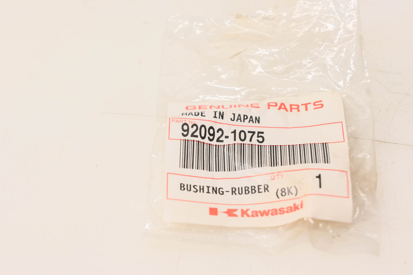 New OEM Kawasaki 92092-1075 Rubber Handle Bushing NOS