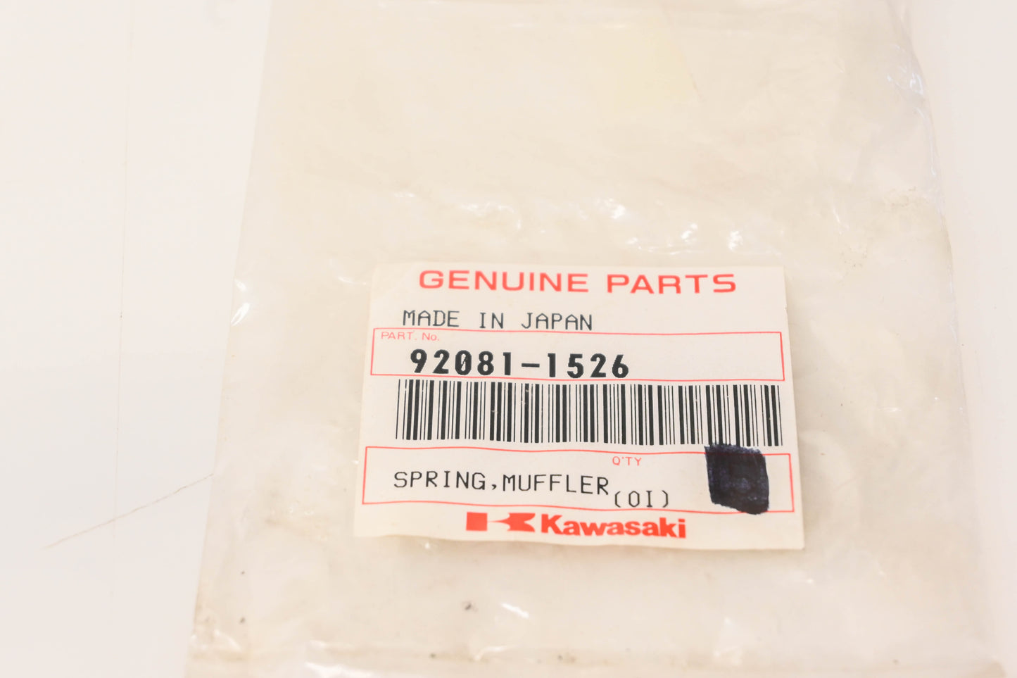 New OEM Kawasaki 92081-1526 Muffler Spring NOS