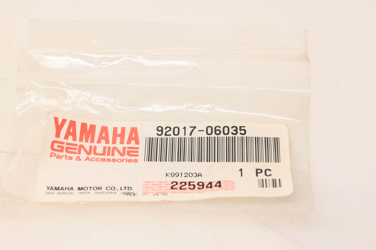 New OEM Yamaha 92017-06035-00 Button Bolt NOS