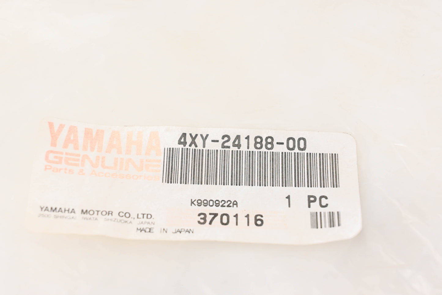 New OEM Yamaha 4XY-24188-00-00 Fuel Tank Mold NOS