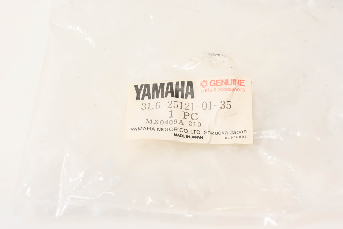 New OEM Yamaha 3L6-25121-01-35 Brake Shoe Plate NOS
