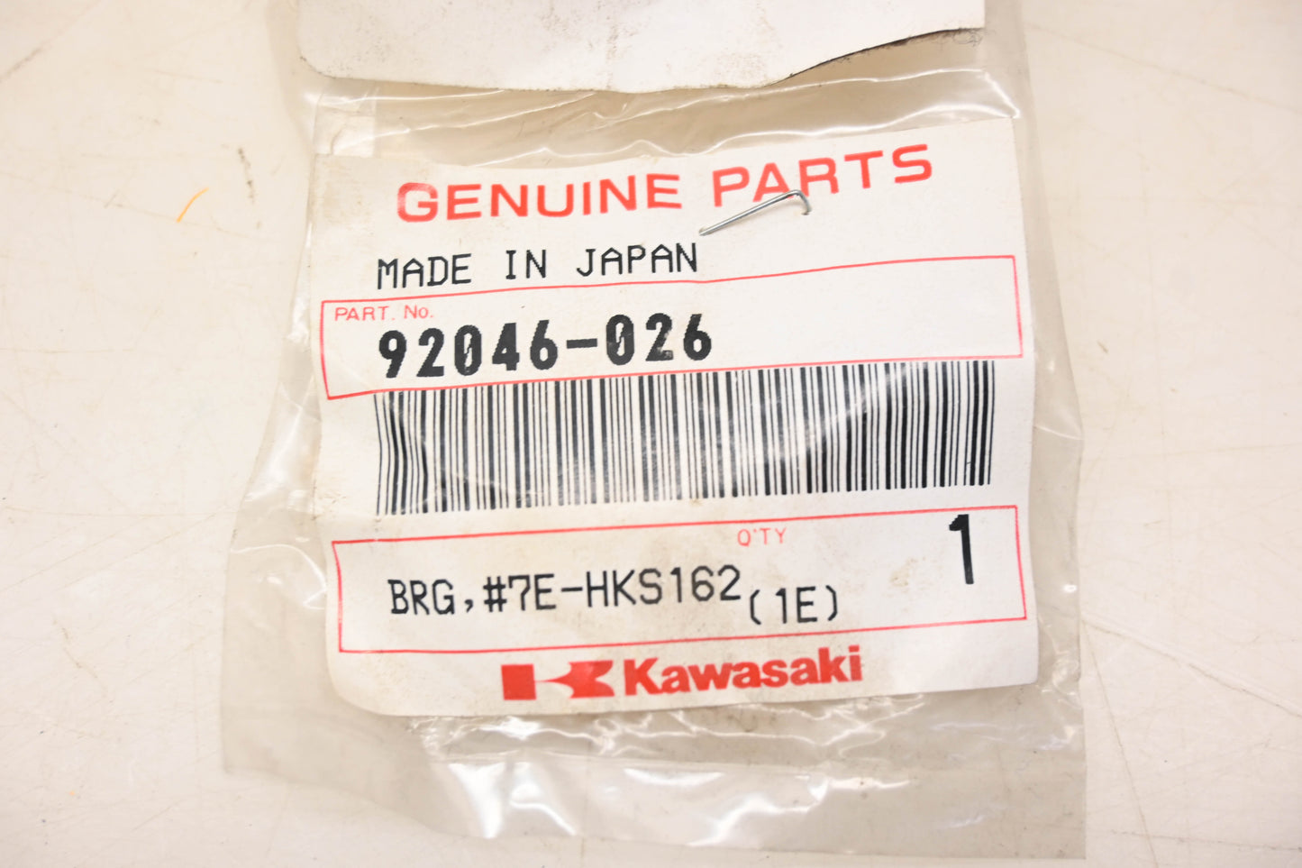 New OEM Kawasaki 92046-026 Bearing Needle NOS