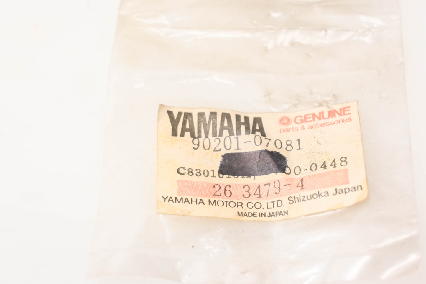 New OEM Yamaha 90201-07081-00 Plate Washer NOS