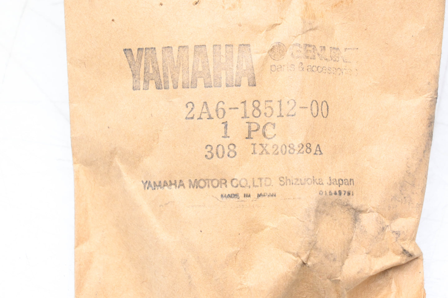 New OEM Yamaha 2A6-18512-00-00 Shift Fork NOS