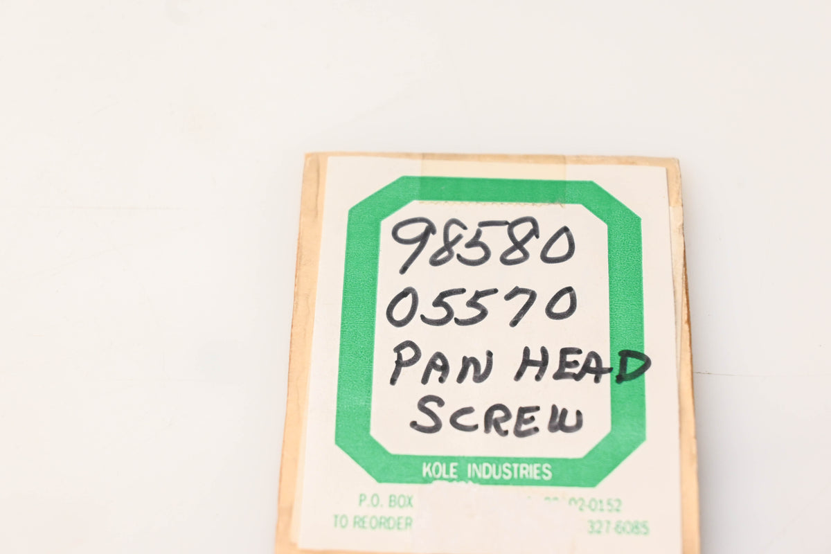 New OEM Yamaha 98580-05570-00 Pan Head Screw NOS
