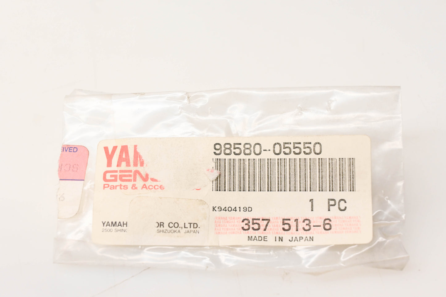 New OEM Yamaha 98580-05550-00 Pan Head Screw NOS