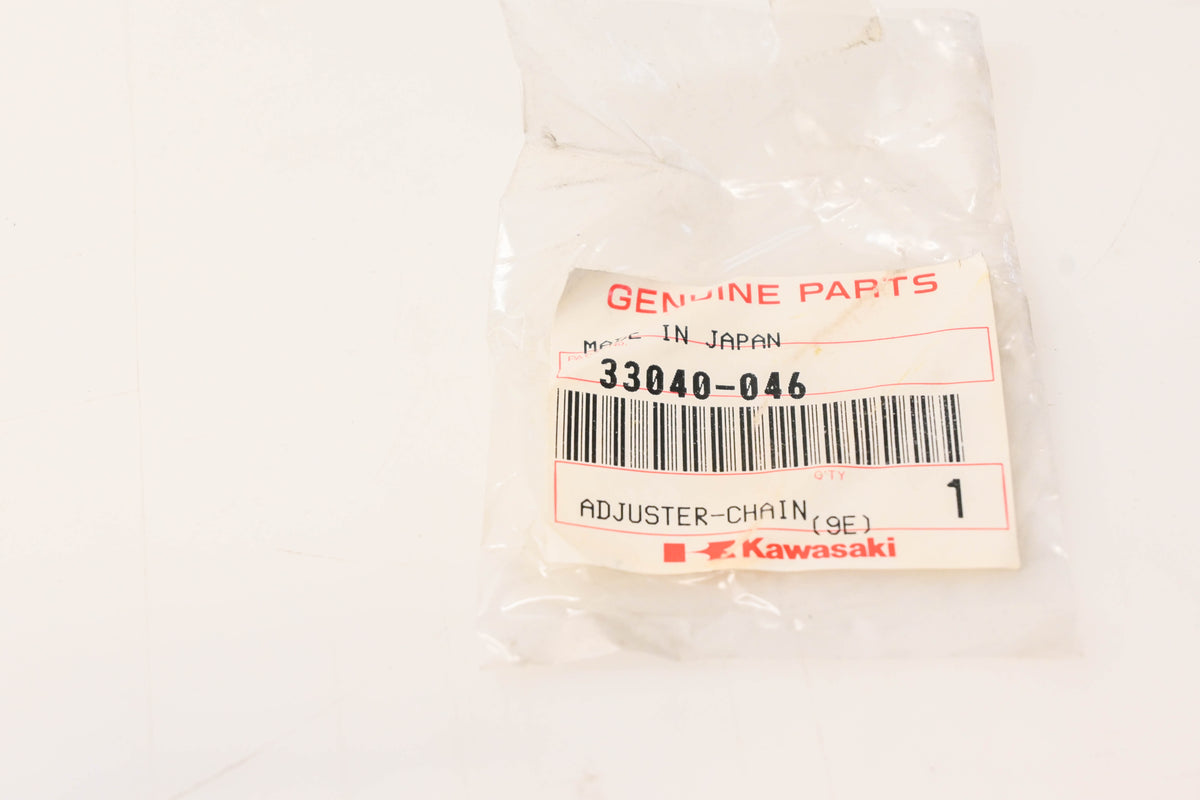 New OEM Kawasaki 33040-046 Chain Adjuster NOS