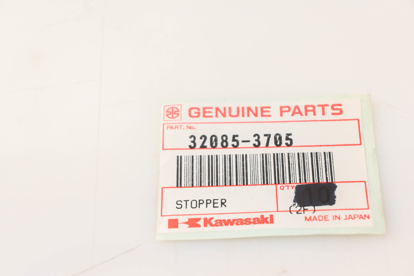New OEM Kawasaki 32085-3705 Handlebar Stopper NOS