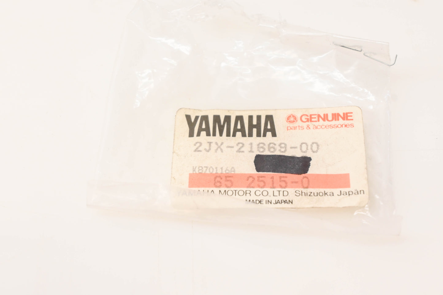New OEM Yamaha 2JX-21669-00-00 Seal NOS