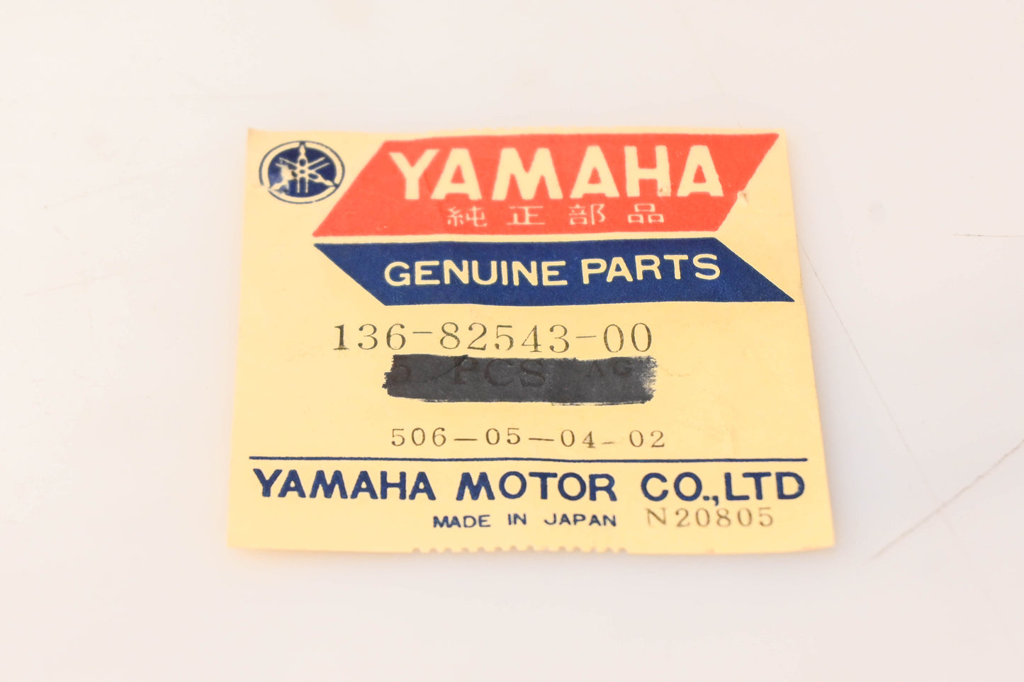 New OEM Yamaha 136-82543-00-00 Gasket NOS