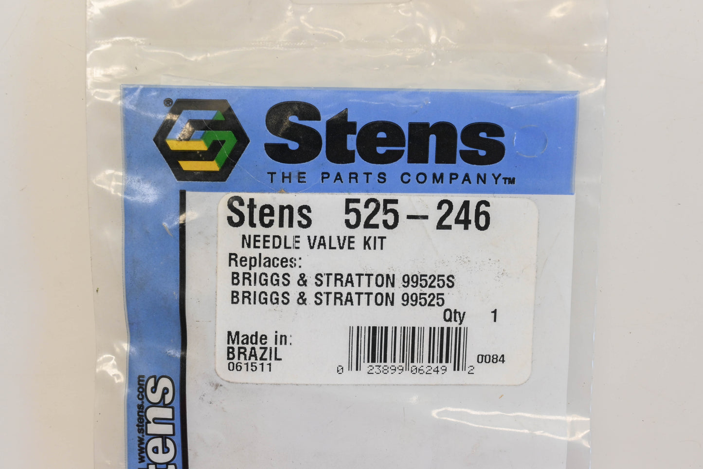 Stens 525-2460, 22-10941, 99525 Carburetor Needle Valve Kits Qty 2 NOS