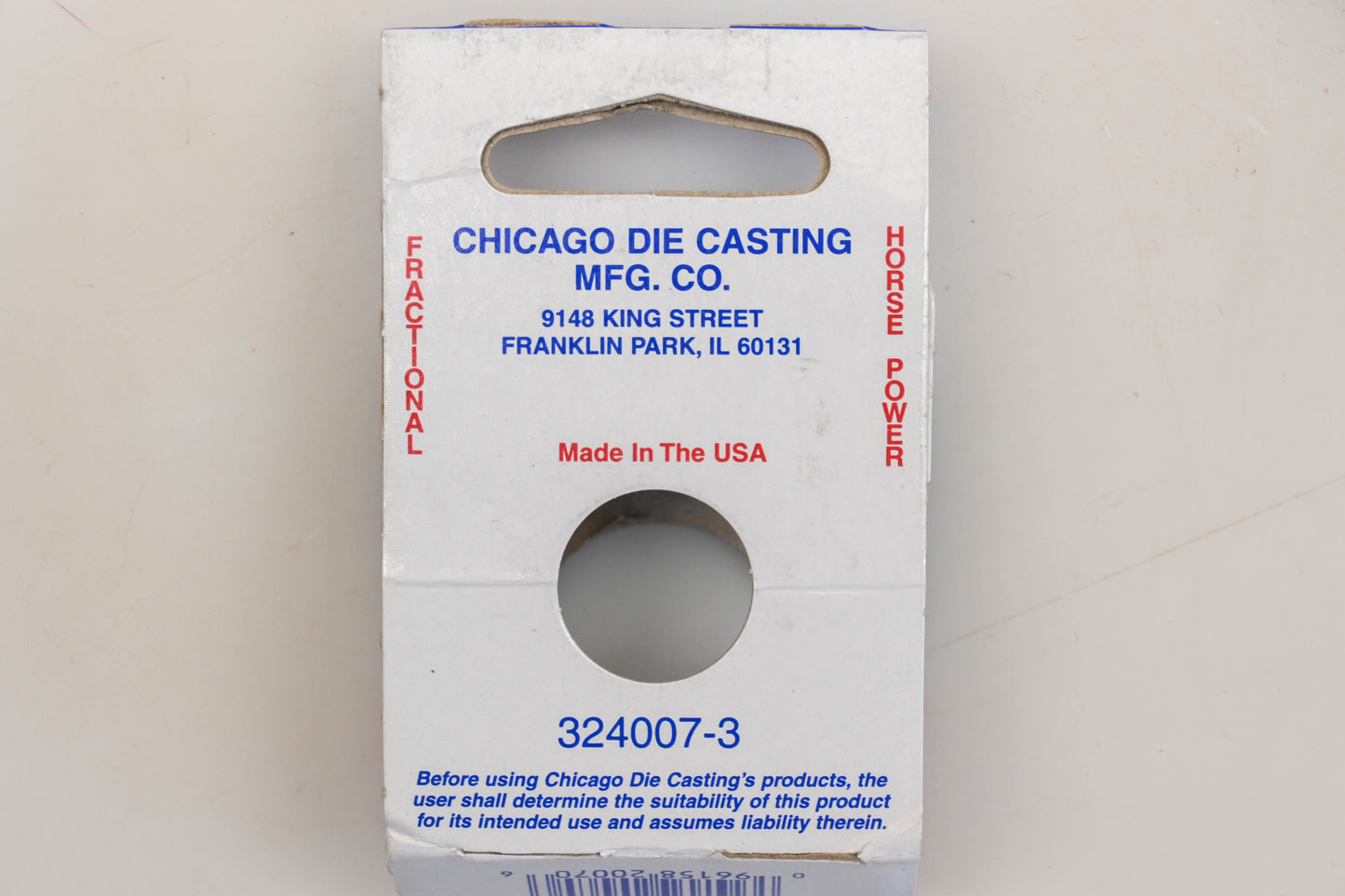 Chicago Die Casting 324007-3, 13-686 3/4" x 2" Pulley NOS
