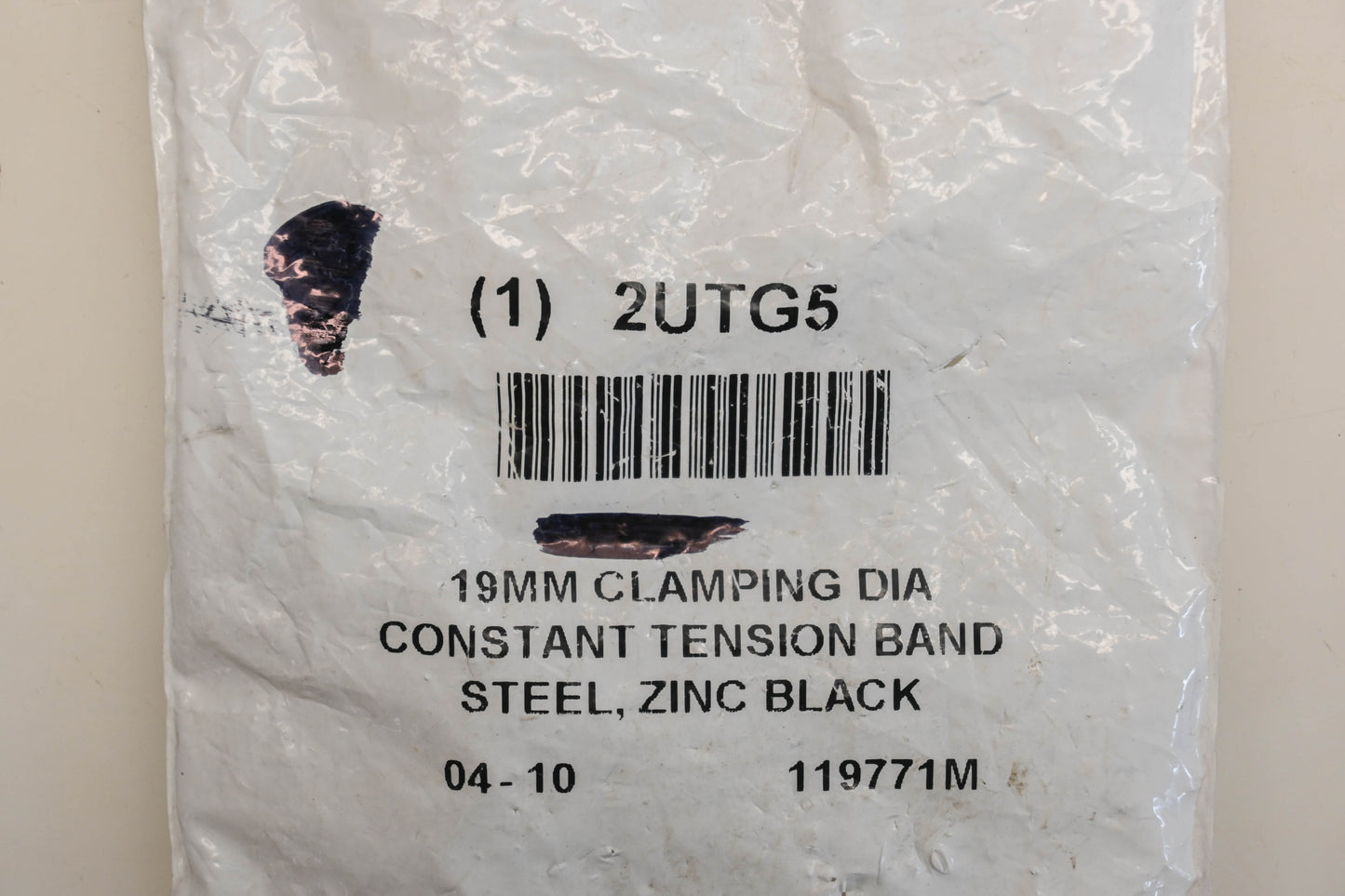 Aftermarket CTB-19ST FK, 2UTG5 19mm Black Hose Clamp NOS