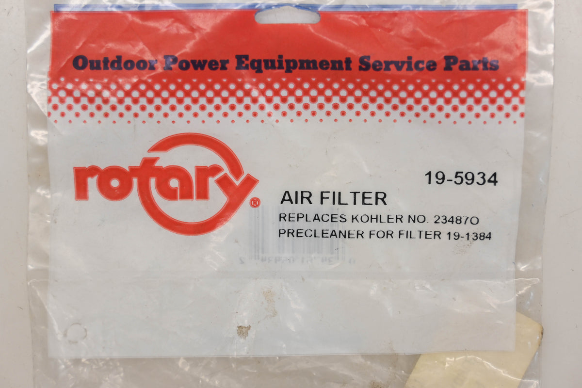 Rotary 19-5934, 234870 Air Filter NOS