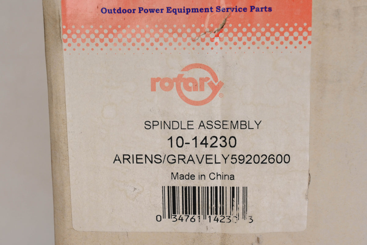 Rotary 10-14230, 59202600 Spindle Kit NOS