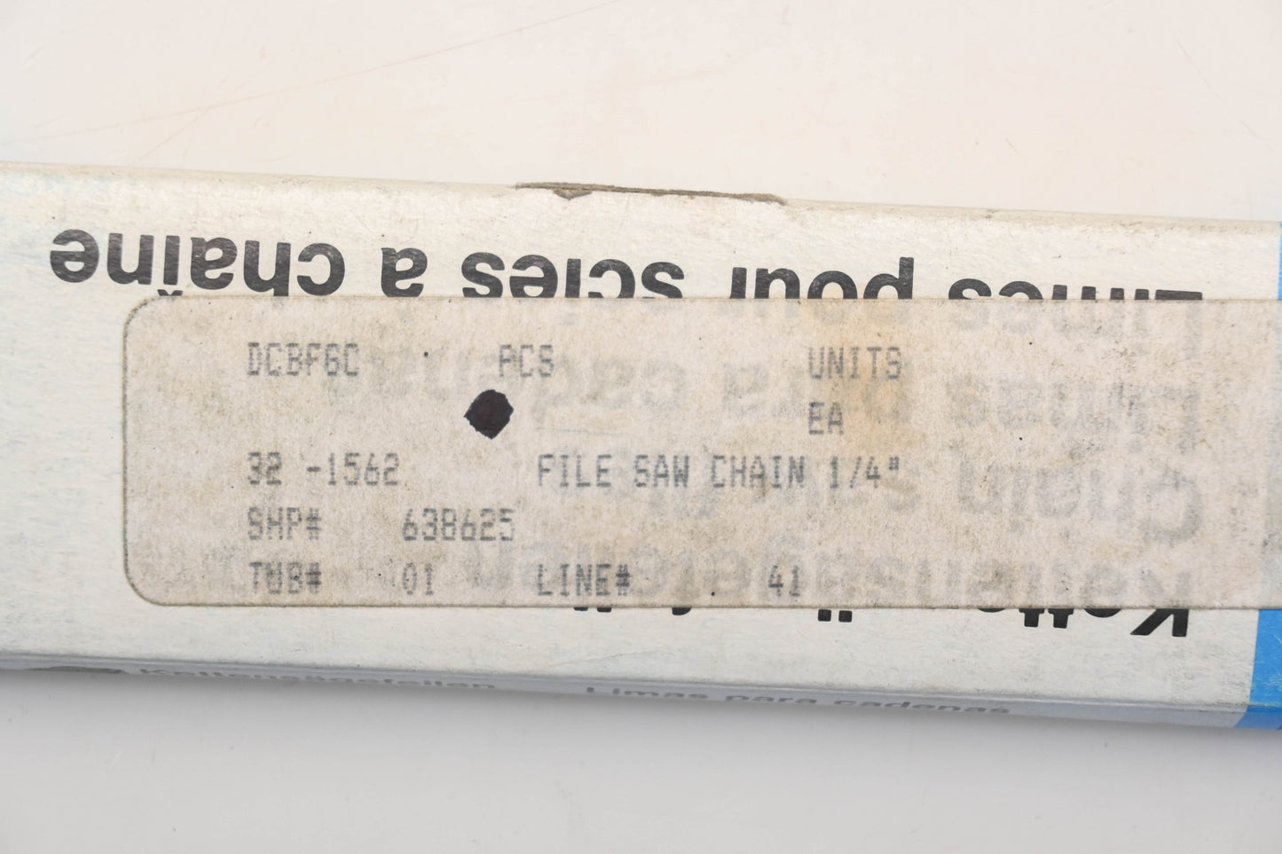 PFERD 32-1562 Rotary 8" x 1/4" Chain Saw Files Qty 4 NOS