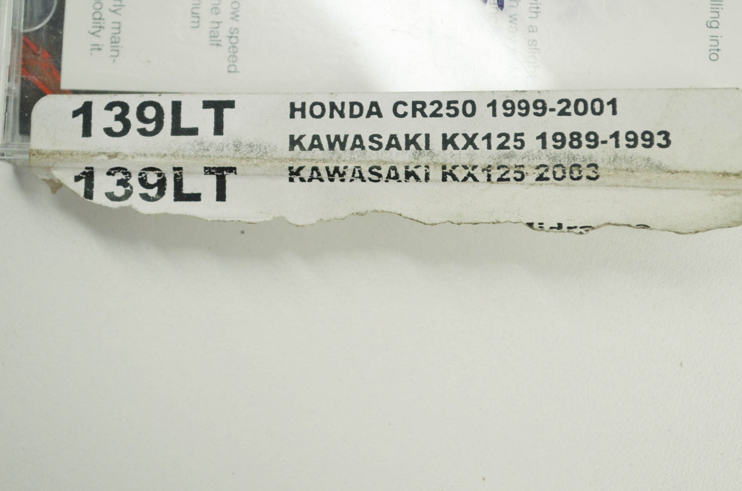 NEW Carbon Tech Carbon Fiber Reeds 03-05 Kawasaki KX125 NOS
