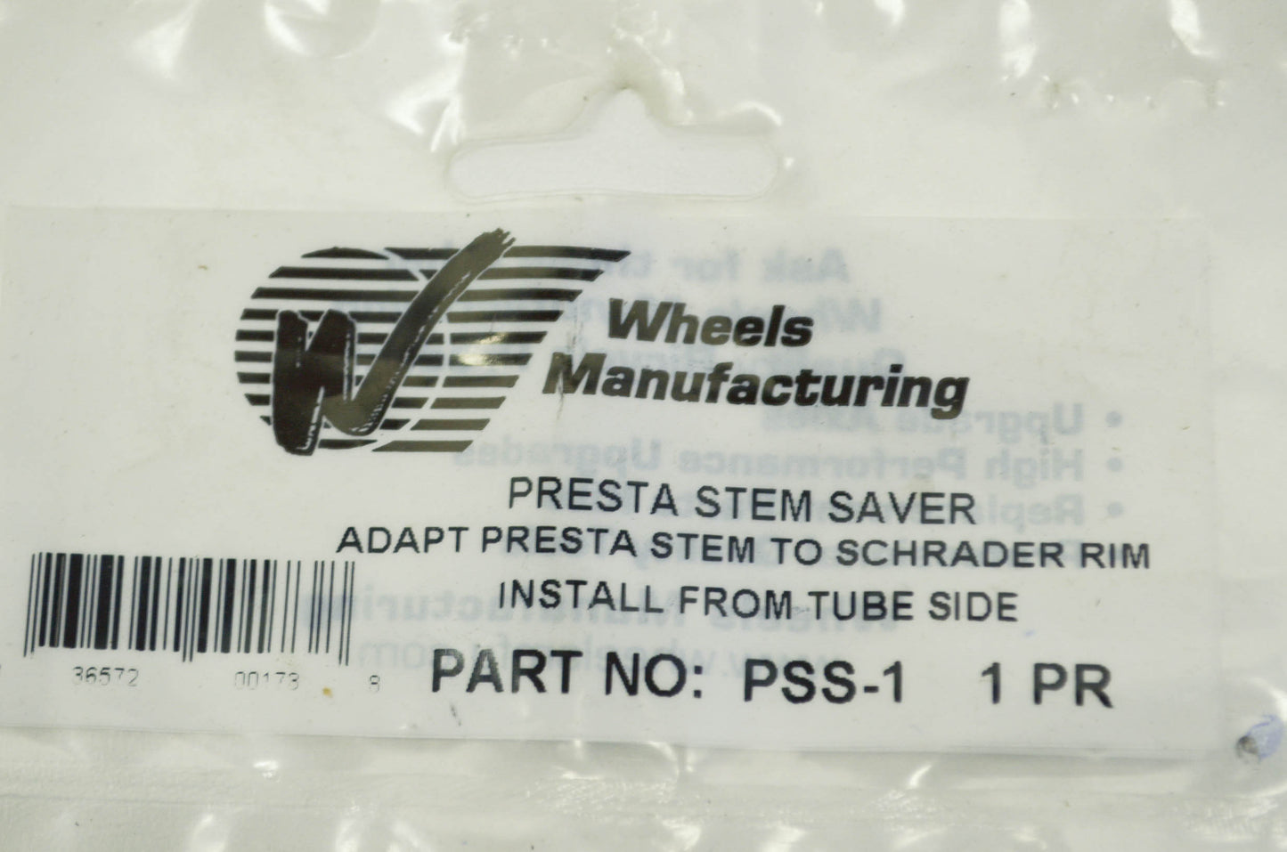 NEW Wheels Manufacturing Presta Stem Saver NOS