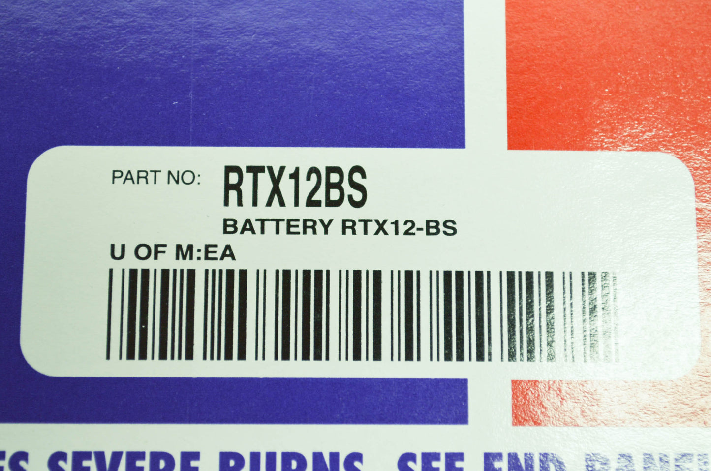NEW Parts Unlimited Battery 94-95 Suzuki DR650ES NOS