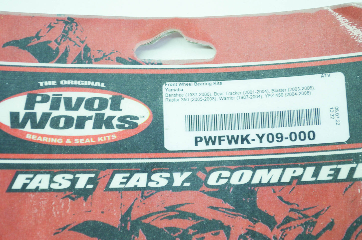 NEW Pivot Works Front Wheel Bearing Kit 87-06 Yamaha Banshee NOS
