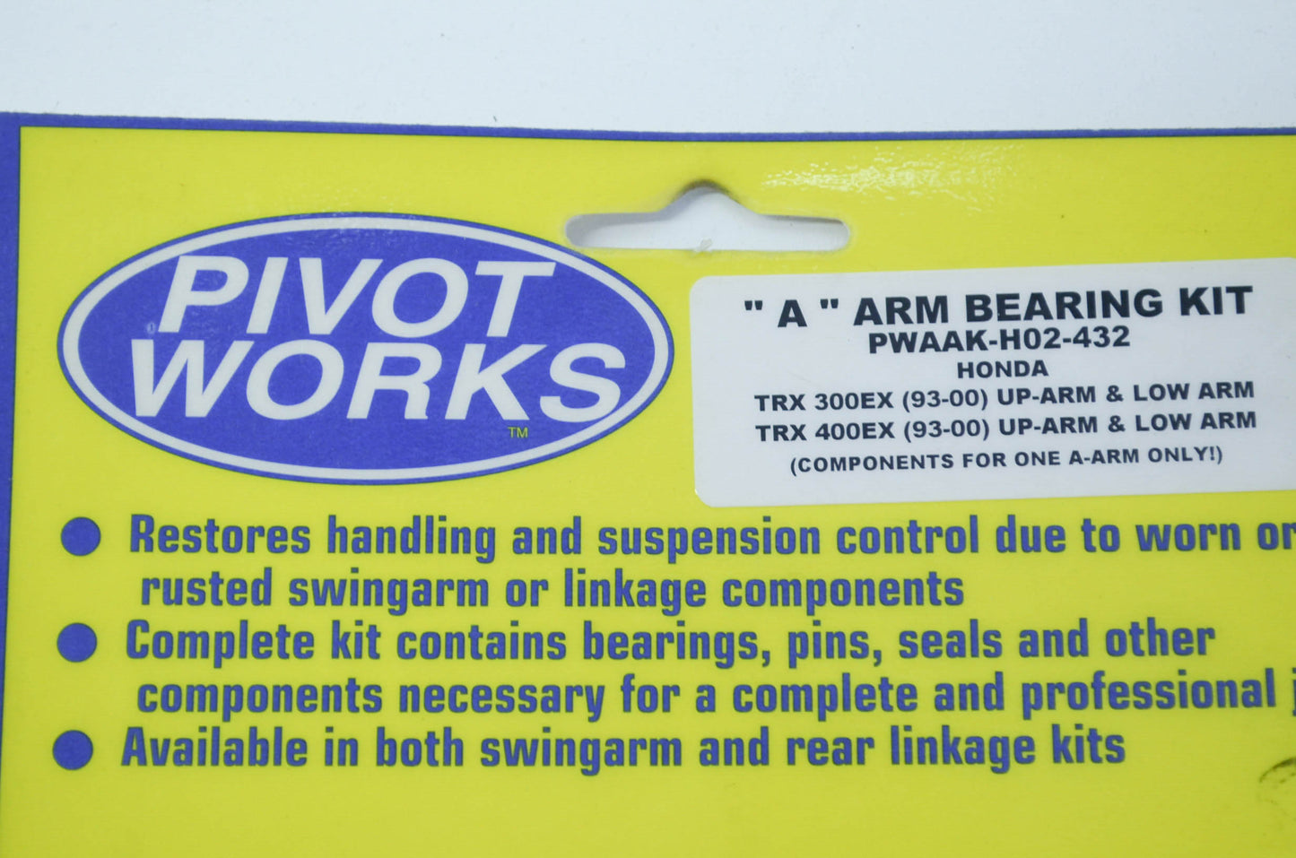 NEW Pivot Works A-Arm Bearing Kit 93-00 Honda TRX 300EX 400EX NOS