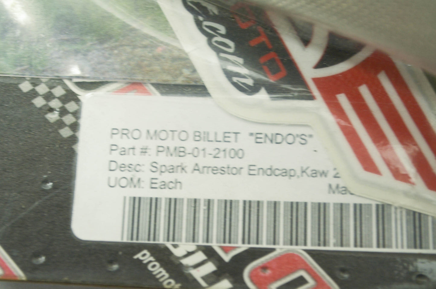 Billet Spark Arrestor End Cap 04-06 RMZ250 KX250F NOS