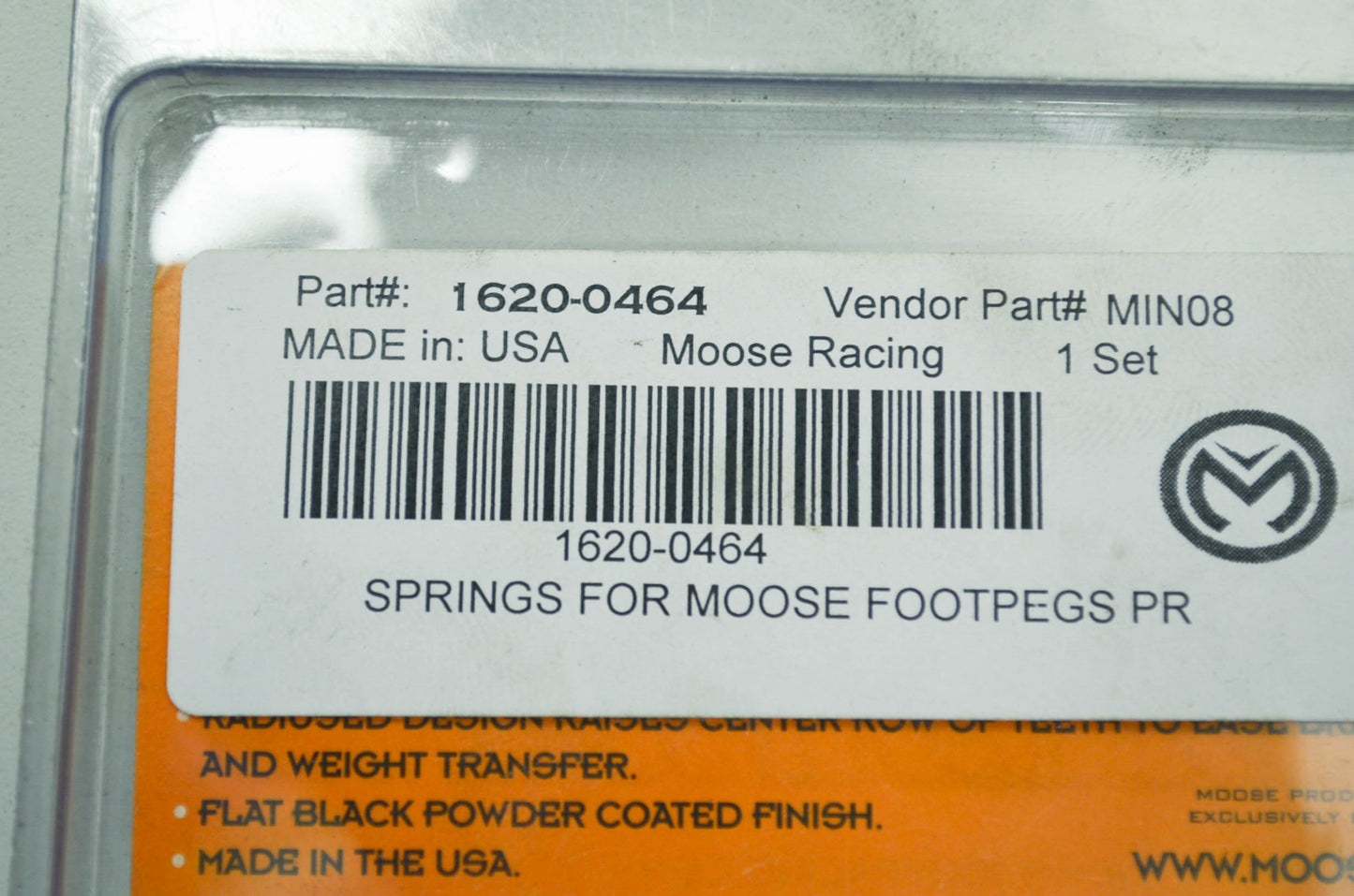 NEW Moose Foot Peg Springs NOS