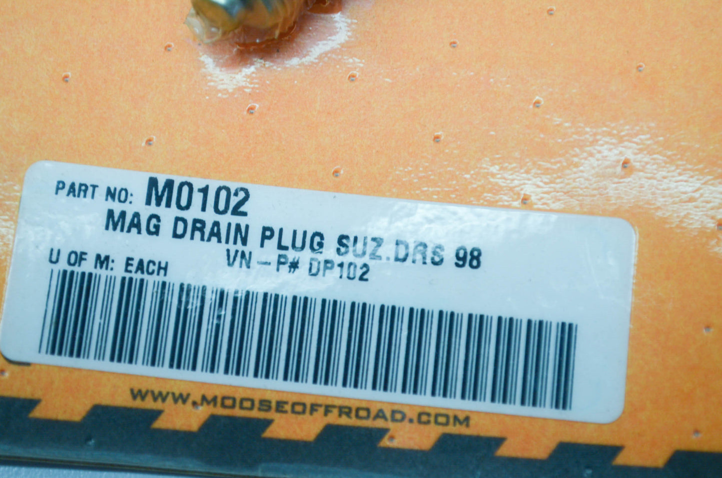 NEW Moose Magnetic Drain Plug 1998 Suzuki DR650 NOS