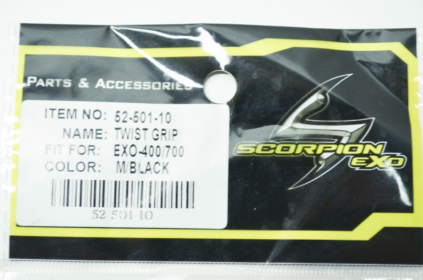 NEW Scorpion Helmet Twist Grip Covers Matte Black EXO 400 700 NOS