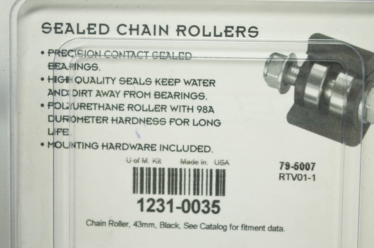 NEW Moose Chain Roller 43mm Yamaha Raptor Banshee WR YZ NOS