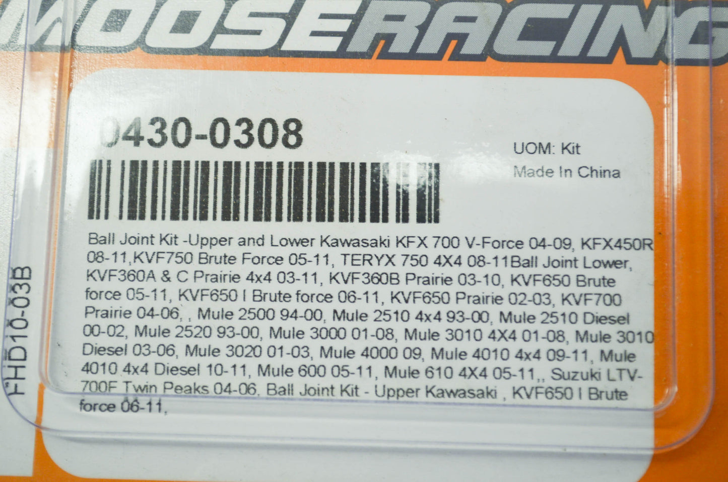NEW Moose Ball Joint Kit Kawasaki KFX 700 450R KVF750 Bruteforce NOS