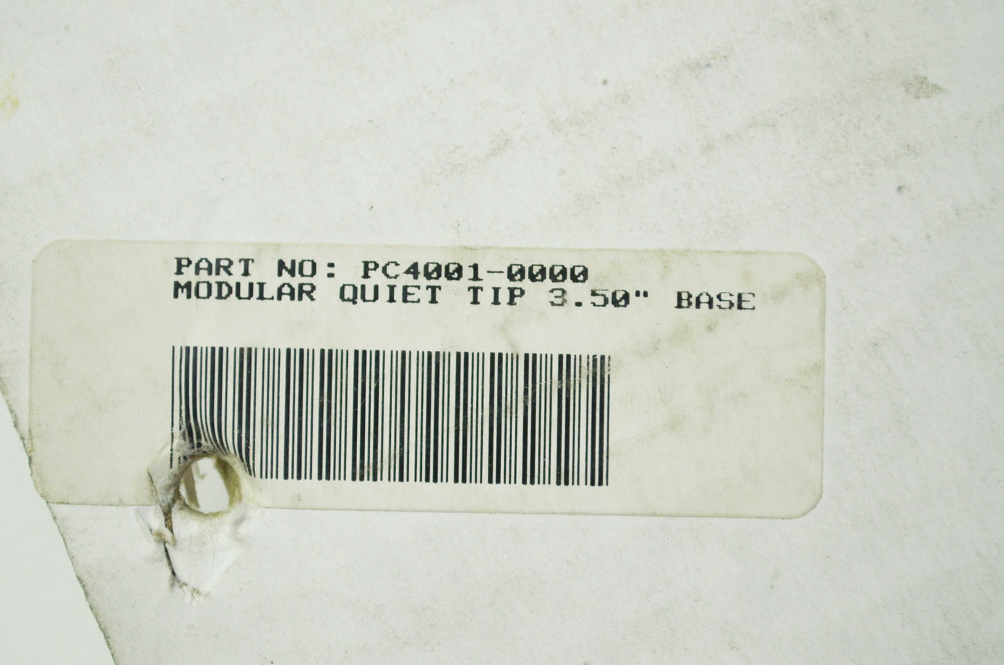 NEW Pro Circuit End Cap Modular Quiet Tip 3.5' Base NOS