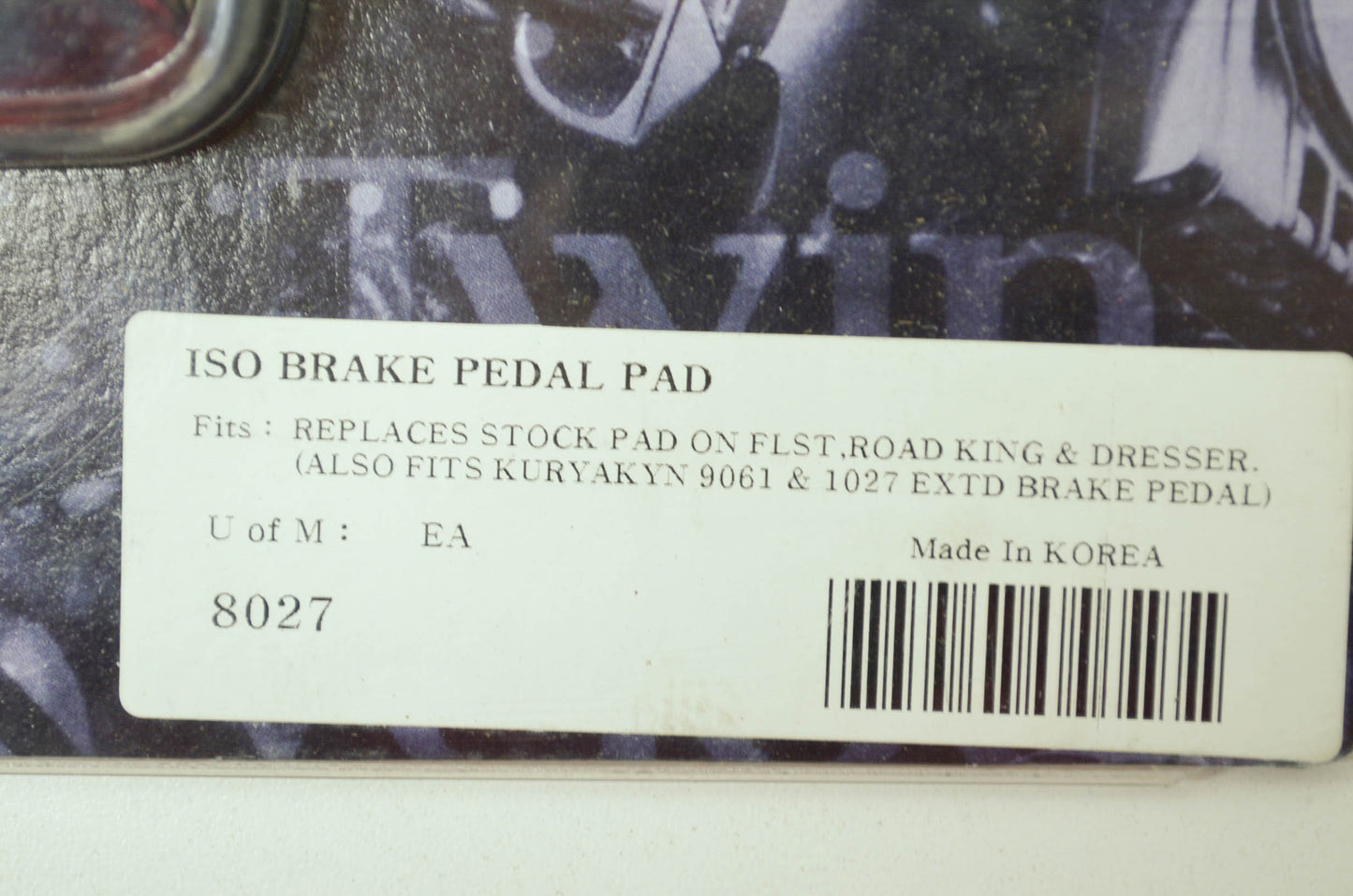 NEW Kuryakyn Brake Pedal Pad Harley Davidson FLST Road King NOS