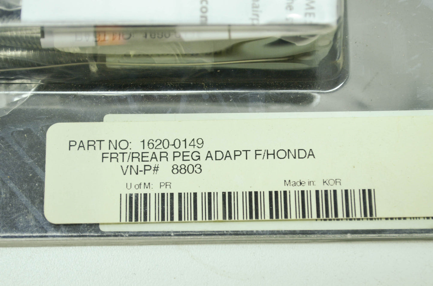 Front & Rear Peg Adapter Honda NOS
