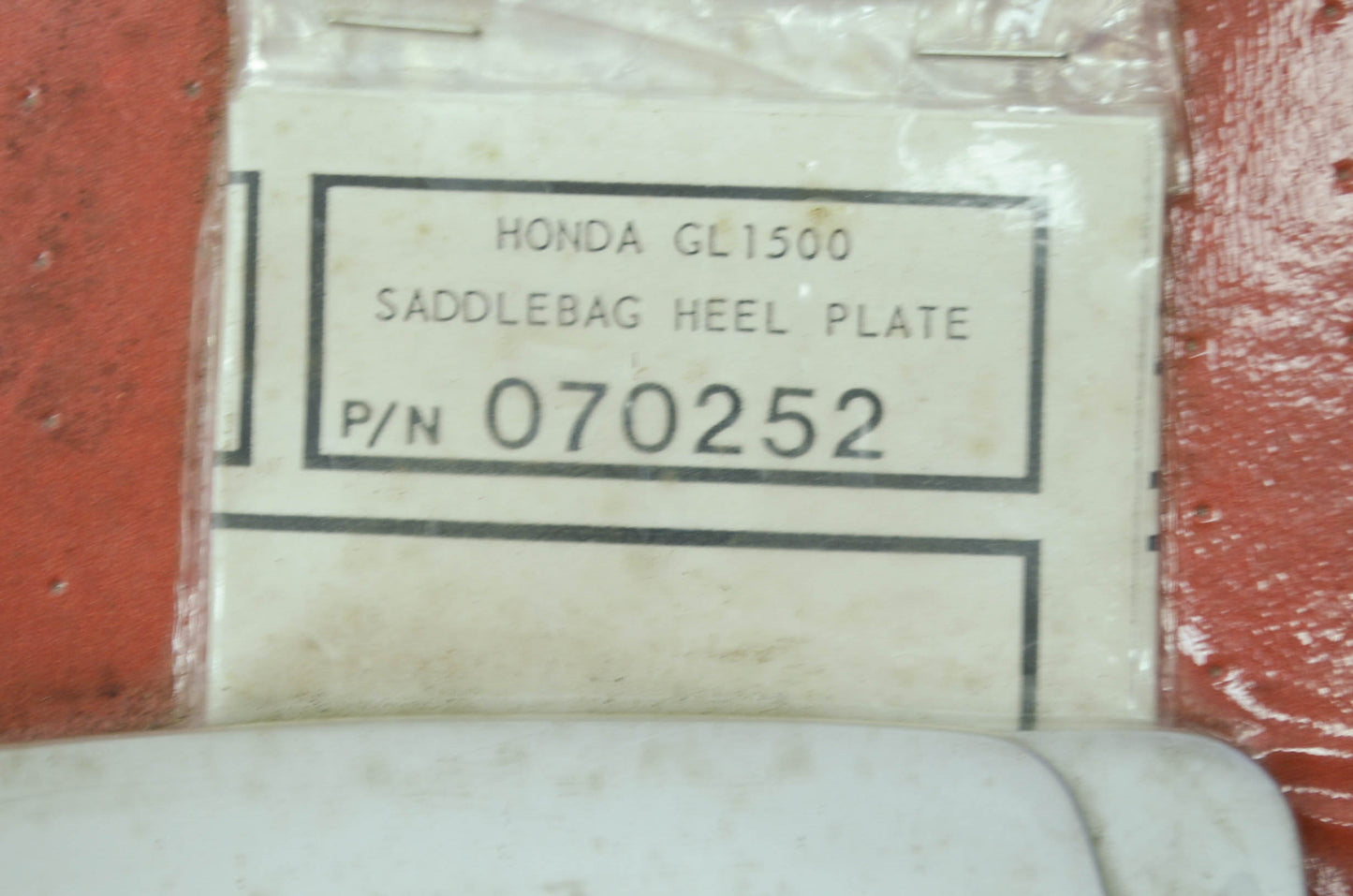 NEW Markland Saddlebag Heal Plates Honda GL1500 Goldwing 1500 NOS