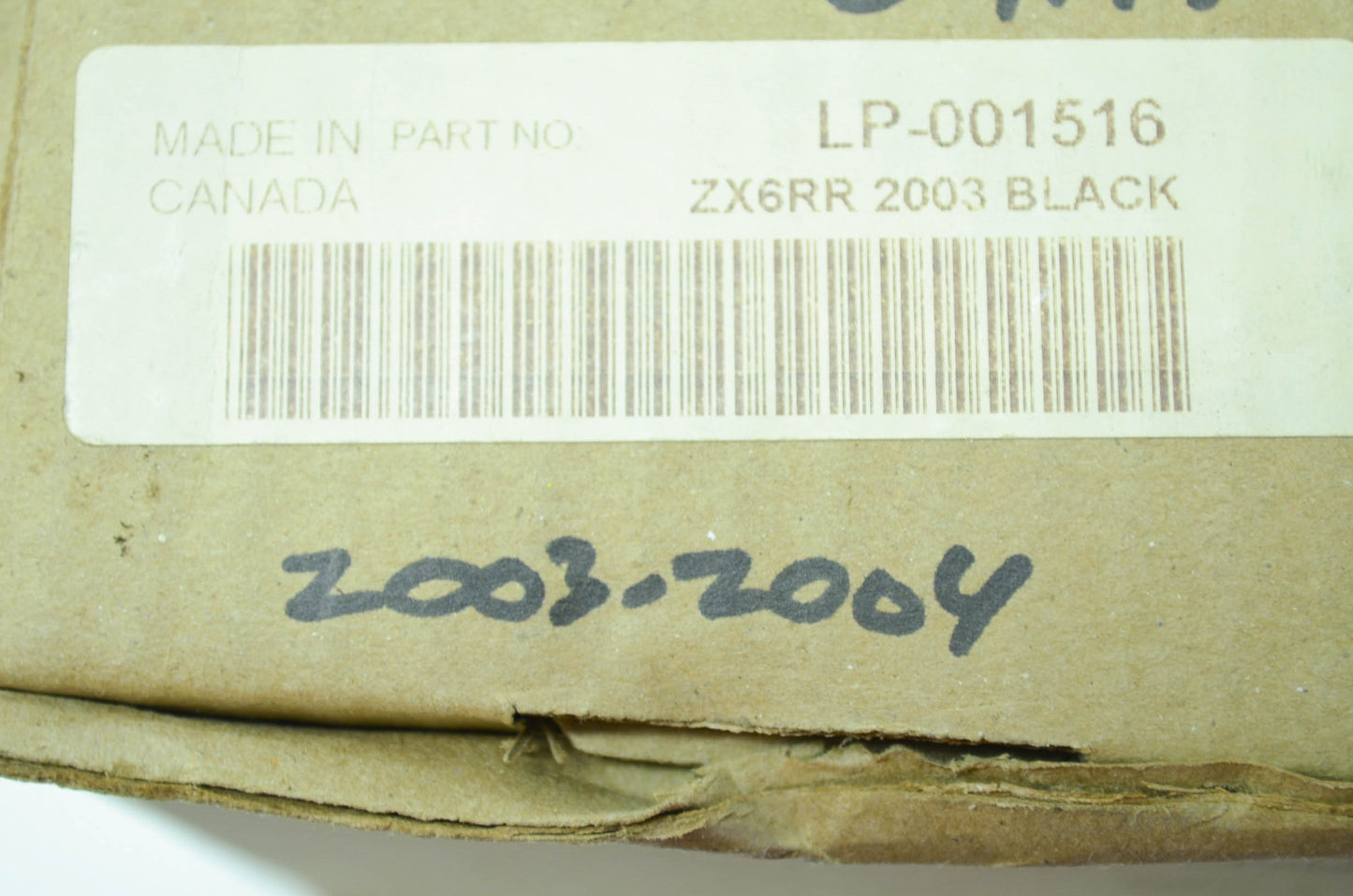 NEW Lighting Frame Sliders 2003 Kawasaki ZX6RR Black NOS