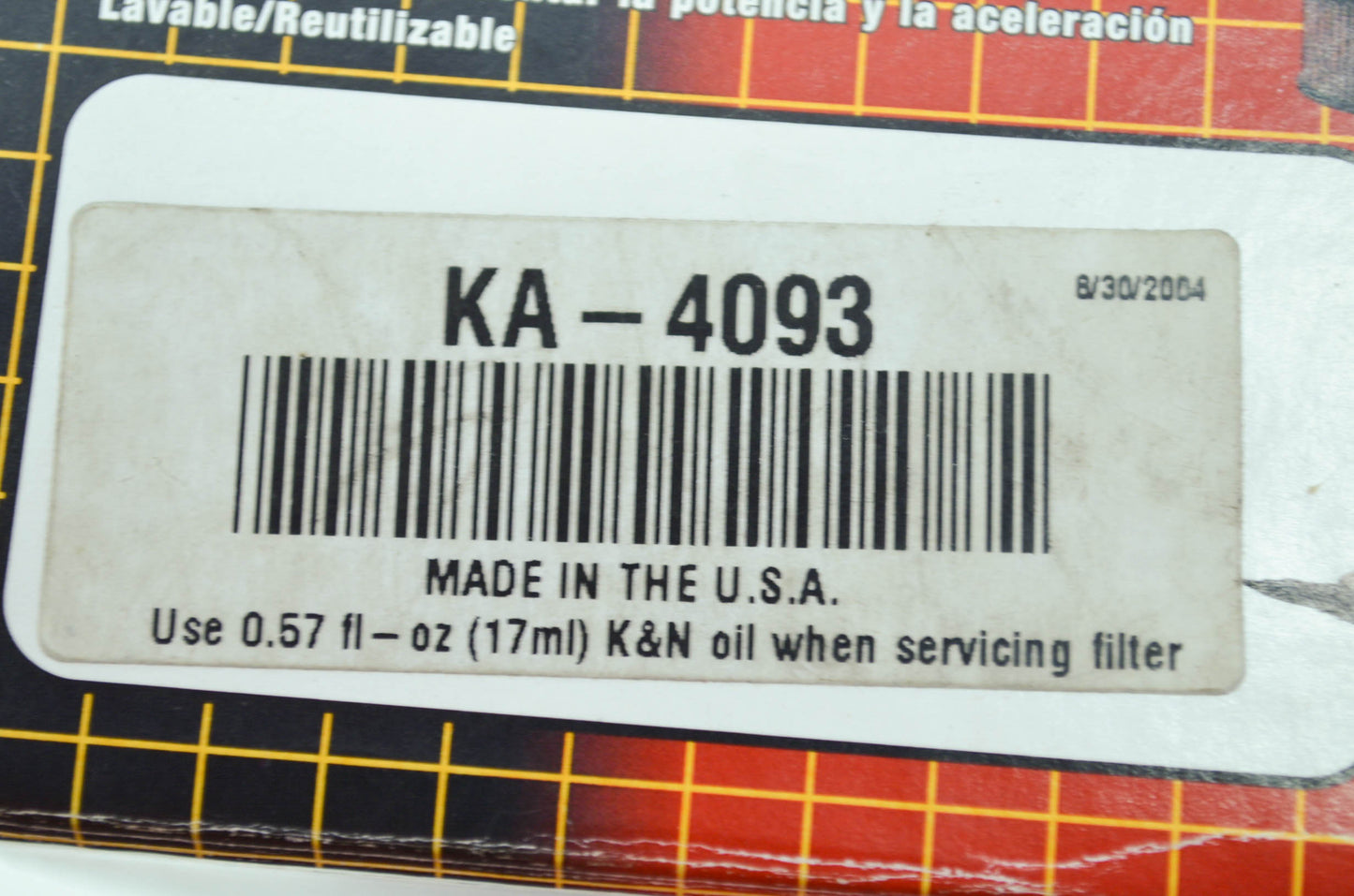 NEW K&N Air Filter Kawasaki Mule Bayou 600 610 Prairie 400 300 NOS