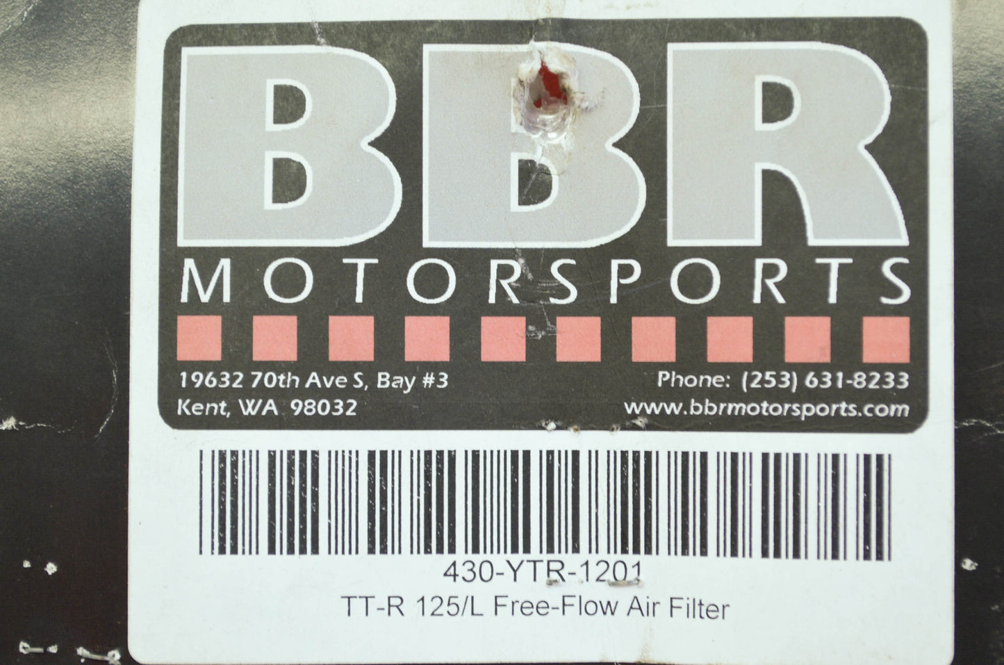 NEW BBR Air Filter Yamaha TT-R 125L NOS