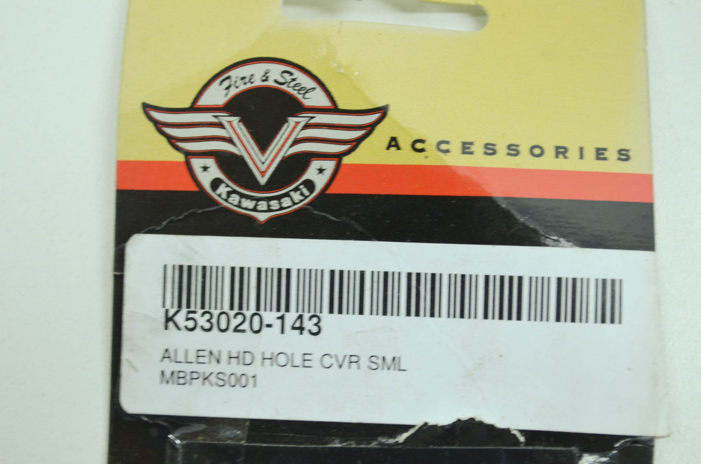 NEW OEM Kawasaki Allen Head Hole Covers Small NOS