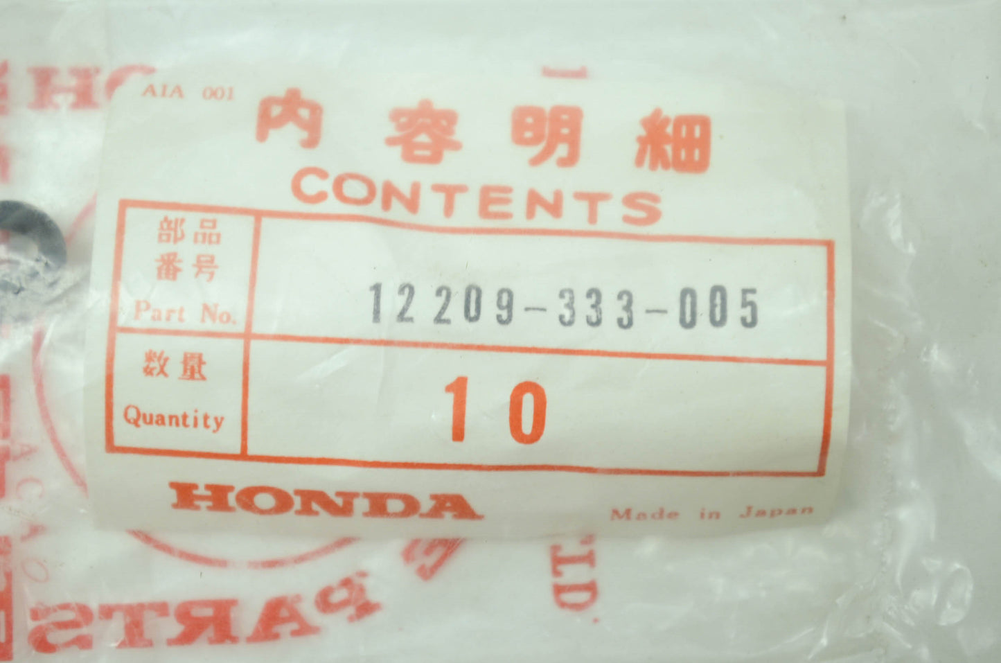OEM Honda 12209-333-005 Valve Stem Seal NOS