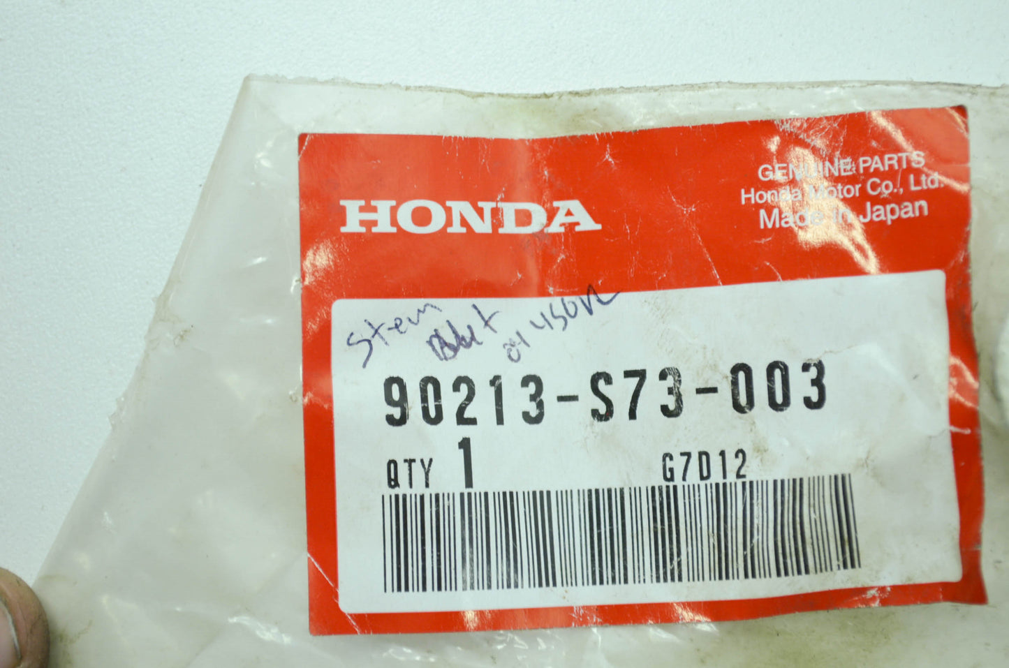 OEM Honda 90213-S73-003 Nut (14mm) NOS