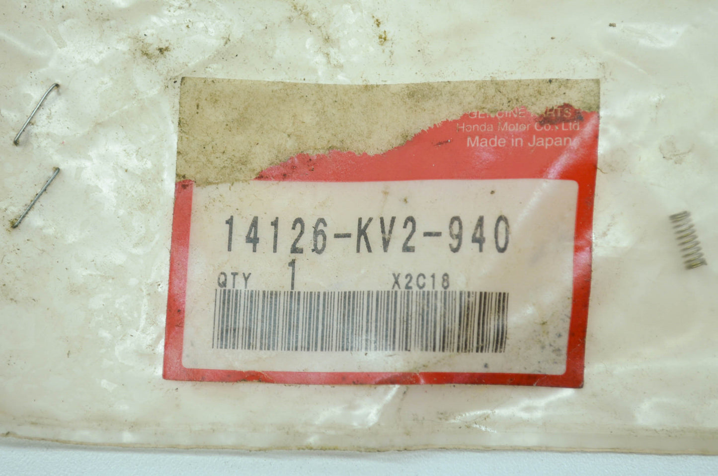 Plunger Spring NOS