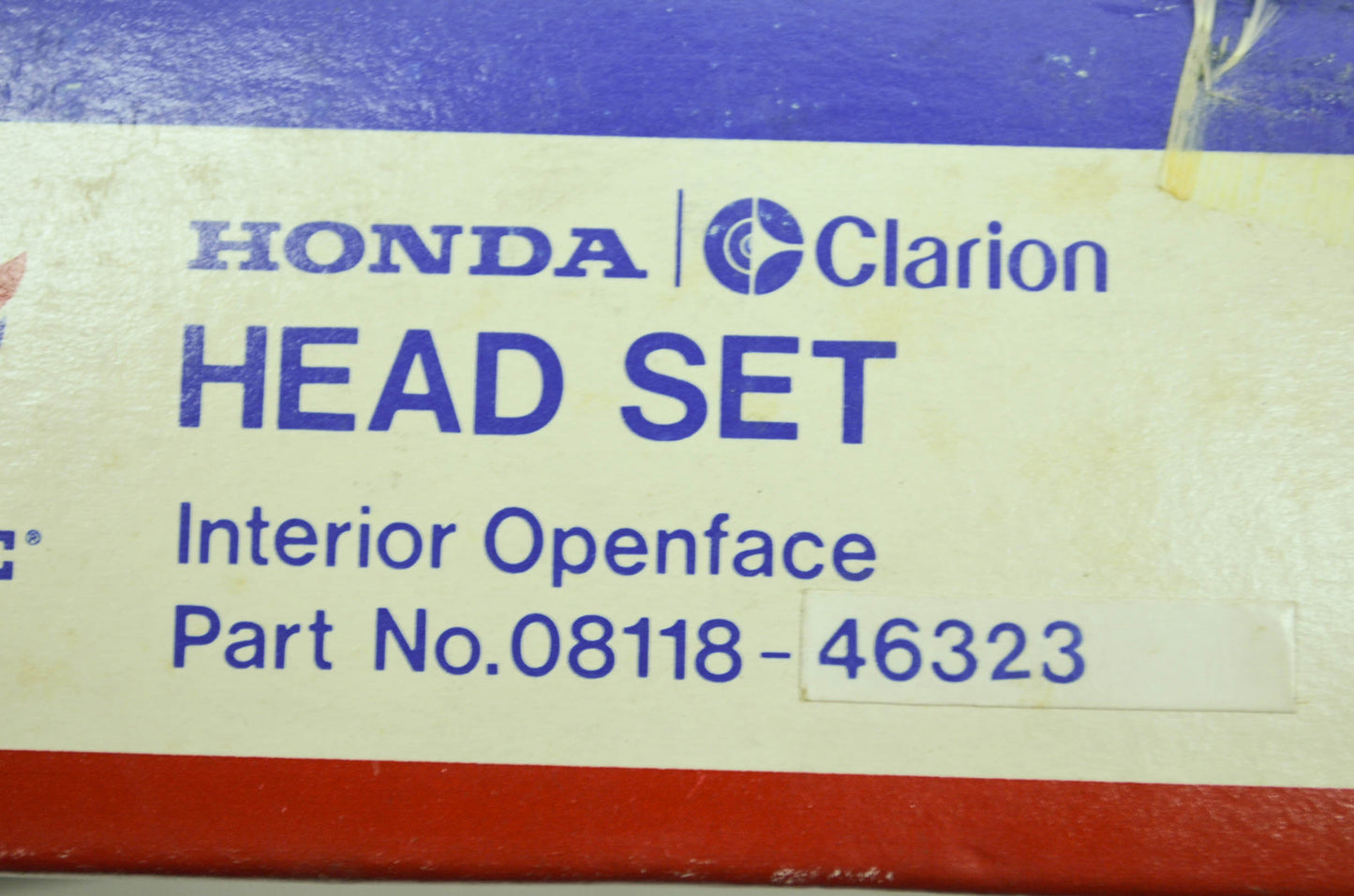 NEW OEM Honda Interior Open Face Head Set NOS