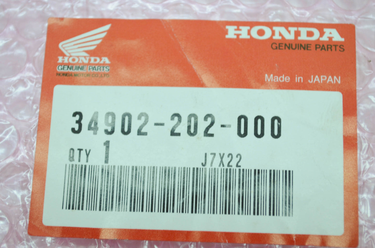 OEM Honda 34902-202-000 Dash Bulb (6V 3W) NOS