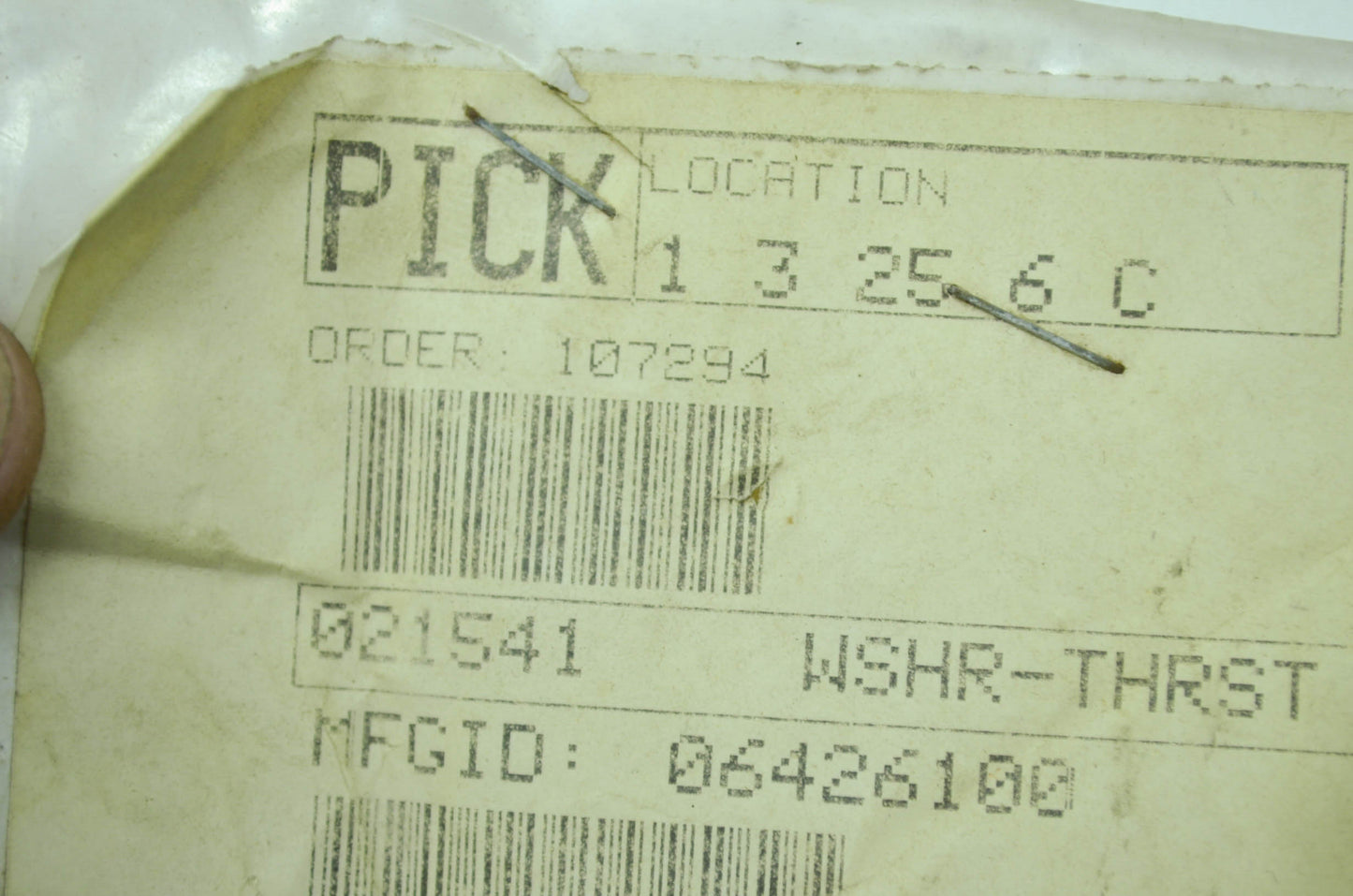 NEW Gravely Bearing Thrust Washer 8000 Series GEM 2 Wheel Tractor NOS