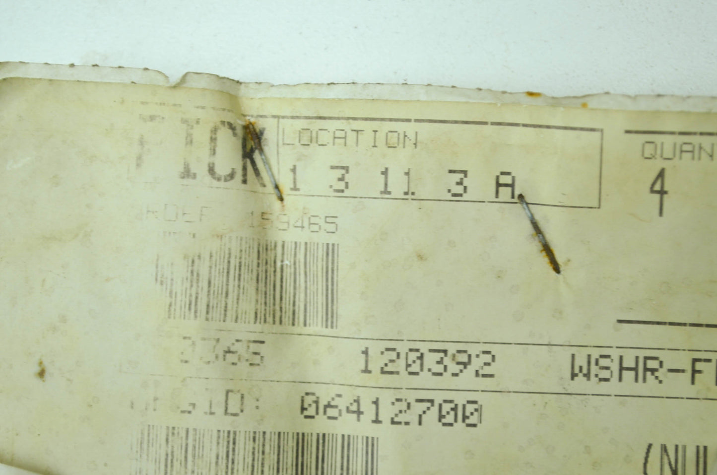 Flat Washers Qty 4 NOS