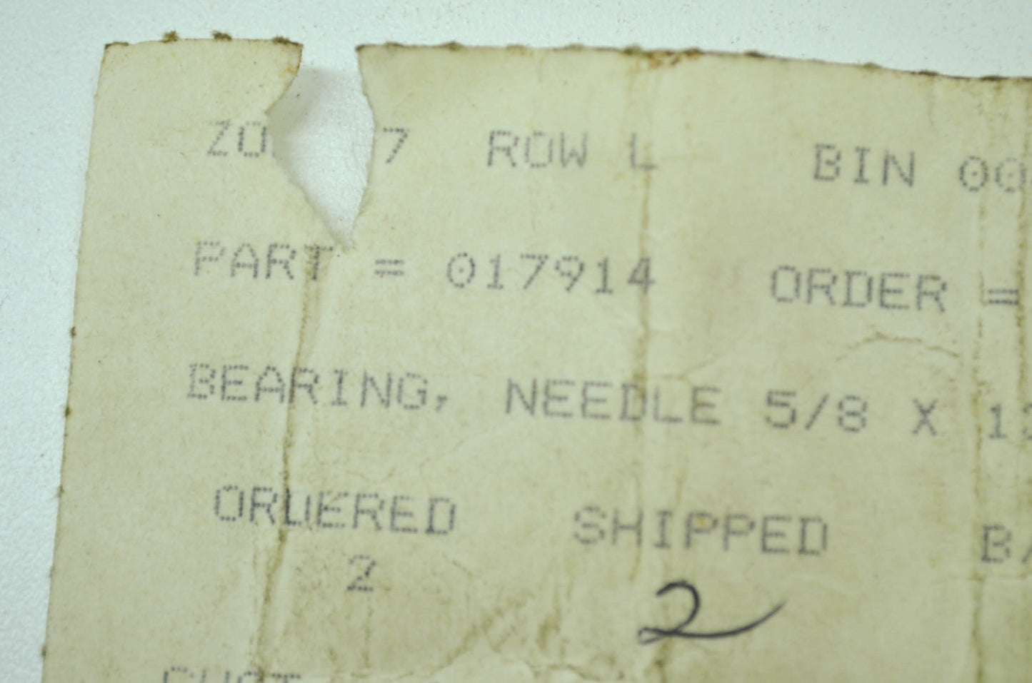 Needle Bearing NOS
