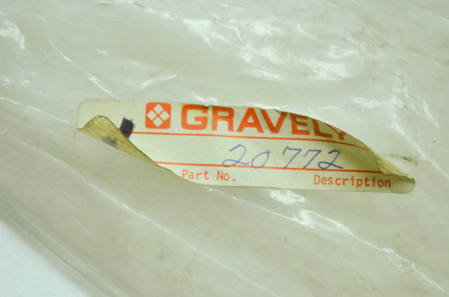 NEW Gravely Parking Brake Lock Arm NOS